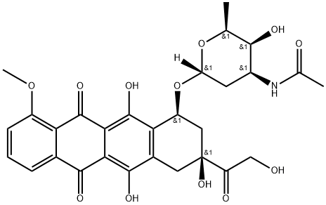 N-acetyldoxorubicn Struktur