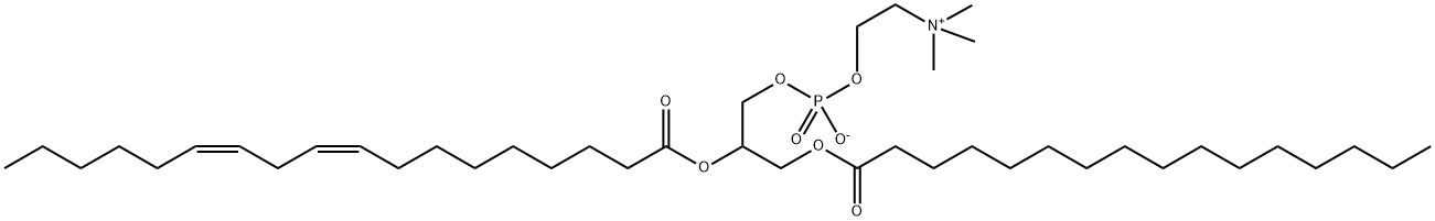 1-palmitoyl-2-linoleoylphosphatidylcholine Structure