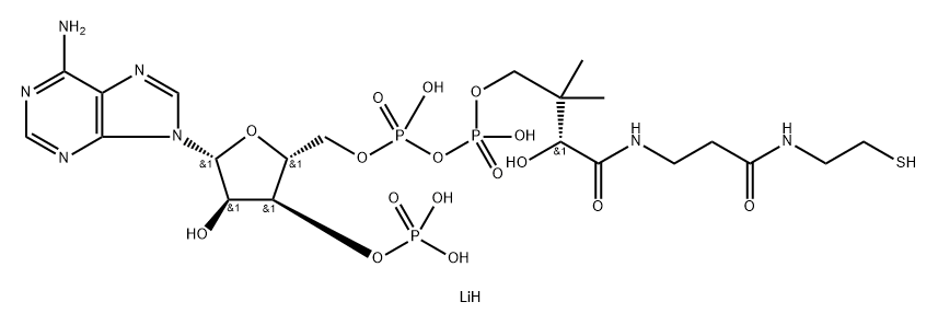 Coenzyme A, lithium salt 化学構造式