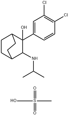メシル酸シロバミン 化学構造式