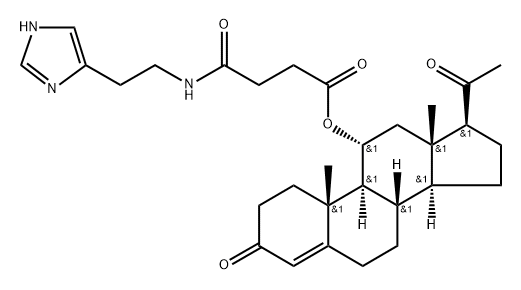 progesterone 11-hemisuccinate-(2-iodohistamine)|
