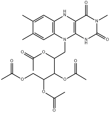 N(3)-methyltetraacetylriboflavin Structure