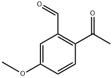 2-acetyl-5-methoxybenzaldehyde,694520-47-3,结构式