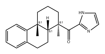 1H-Imidazol-2-yl[(1R)-1,2,3,4,4a,9,10,10aα-octahydro-1,4aα-dimethylphenanthren-1α-yl] ketone Structure