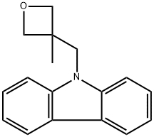 Poly[3-(carbazol-9-ylmethyl)-3-methyloxetane] Struktur
