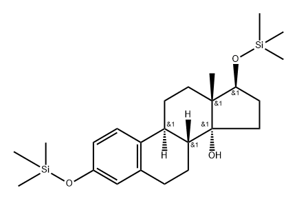3,17β-Bis(trimethylsiloxy)-1,3,5(10)-estratrien-14-ol Structure