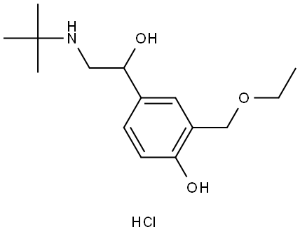 Levalbuterol Related Compound E HCl Structure