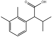 Benzeneacetic acid, 2,3-dimethyl-α-(1-methylethyl)- Struktur