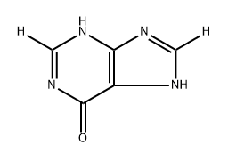 次黄嘌呤, 697807-02-6, 结构式