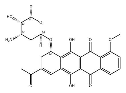 9,10-anhydrodaunorubicin Structure