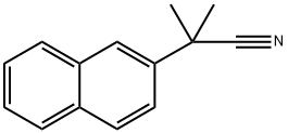 α,α-Dimethyl-2-naphthaleneacetonitrile 结构式