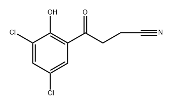 Benzenebutanenitrile, 3,5-dichloro-2-hydroxy-γ-oxo- 结构式
