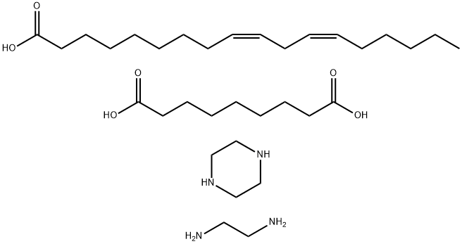 Nonanedioic acid, polymer with 1,2-ethanediamine, (9Z,12Z)-9,12-octadecadienoic acid dimer and piperazine|