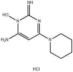 米诺地尔盐酸盐,69935-18-8,结构式