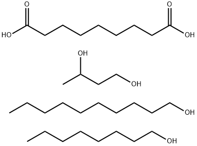 nonanedioic acid, polymer with 1,3-butanediol, decyloctyl ester 化学構造式