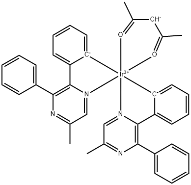 Ir(MDPP)2(acac) 结构式