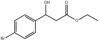 4-溴-Β-羟基苯丙酸乙酯 结构式