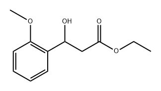 Benzenepropanoic acid, β-hydroxy-2-methoxy-, ethyl ester 结构式