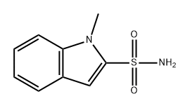 1-methyl-1H-indole-2-sulfonamide Struktur