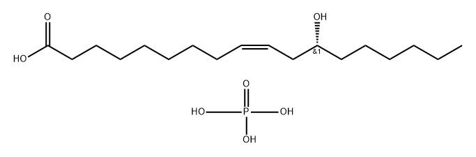 12-羟基-9-十八烯酸的聚合物磷酸酯, 70322-19-9, 结构式