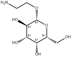 2-AMINOETHYL-Β-D-GALACTOPYRANOSIDE, 70337-79-0, 结构式
