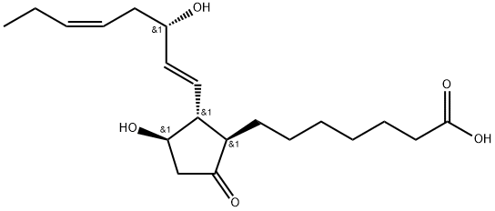 17,18-dehydroprostaglandin E1 Struktur