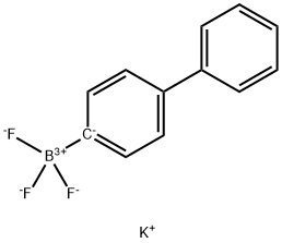 4-联苯基三氟硼酸钾 结构式
