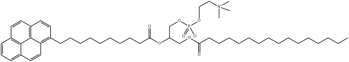 1-palmitoyl-2-pyrenedecanoylphosphatidylcholine Structure