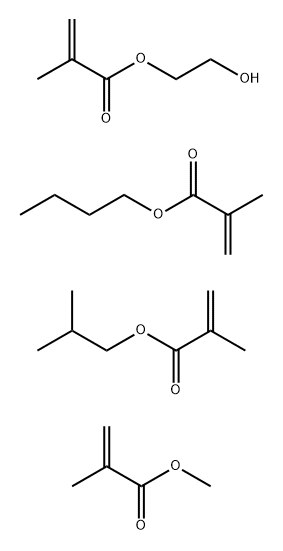 Butyl 2-methyl-2-propenoate polymer with 2-hydroxyethyl 2-methyl-2-propenoate, methyl 2-methyl-2-propenoate and 2-methylpropyl 2-methyl-2-propenoate Structure