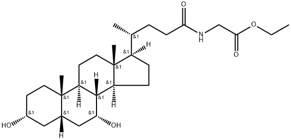 ethyl glycochenodeoxycholate Structure