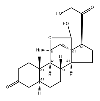 5A-DIHYDROALDOSTERONE) Struktur