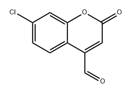 7-Chloro-2-oxo-2H-chromene-4-carbaldehyde Struktur