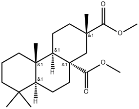 Methyl trans-4a,cis-4b,trans-8a,cis-10a-perhydro-trans-2,4b,8,8-tetram ethylphenanthrene-2,10a-dicarboxylate, [2S-(12aalpha-4b.beta,8aalpha,1 0balpha)]- Structure