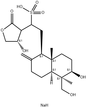 亚硫酸氢钠穿心莲内酯, 71202-97-6, 结构式