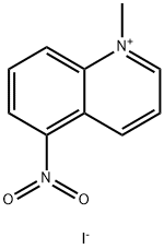 1-methyl-5-nitroquinolinium iodide Structure