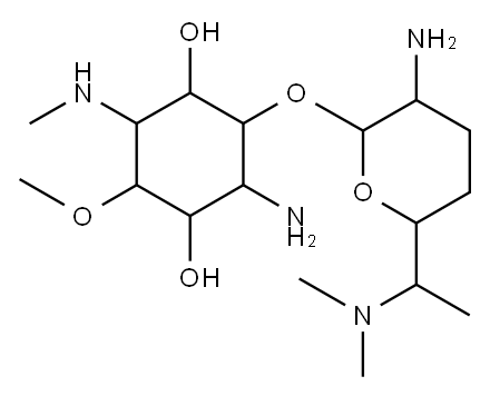 6'-di-N-methylfortimicin B Struktur