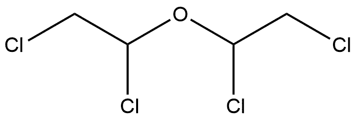 Ethane, 1,1'-oxybis[1,2-dichloro- (9CI) Struktur