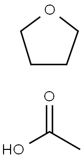 Furan, tetrahydro-, homopolymer, diacetate Structure