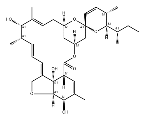 Avermectin B1a aglycone, 71828-14-3, 结构式