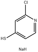 4 - Pyridinethiol, 2 - chloro - , sodiuM salt Structure
