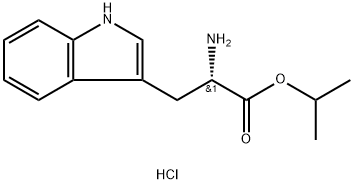 左旋色氨酸异丙酯盐酸盐 结构式