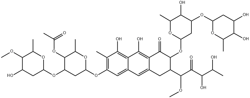 色霉素 A4, 7198-11-0, 结构式