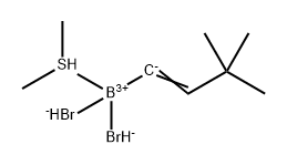 Boron, dibromo[(1E)-3,3-dimethyl-1-butenyl][thiobis[methane]]-, (T-4)- (9CI)