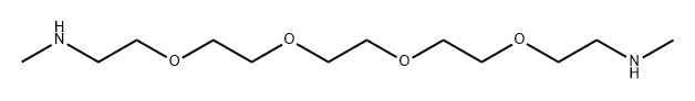 甲氨基-四聚乙二醇-甲氨基 结构式