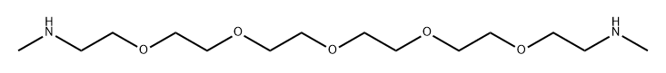 甲氨基-五聚乙二醇-甲氨基 结构式