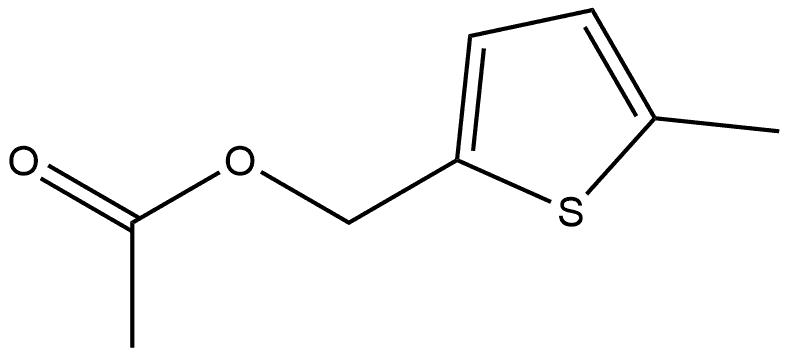 2-Thiophenemethanol, 5-methyl-, 2-acetate Structure