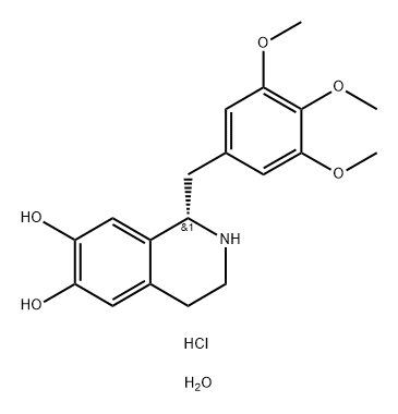 Trimetoquinol hydrochloride Structure
