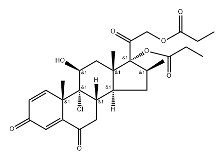 Beclomethasone Dipropionate Impurity 6,72559-87-6,结构式