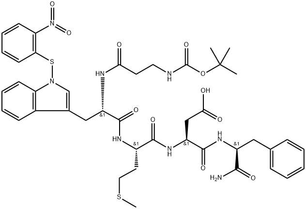 (ortho-nitrophenyl)sulfenyl pentagastrin 结构式