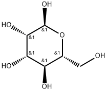 (2S)-2α,3β,4β,5α-テトラヒドロキシテトラヒドロ-2H-ピラン-6β-メタノール 化学構造式